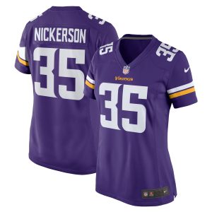 Women's Minnesota Vikings Parry Nickerson Nike Purple Home Game Player Jersey