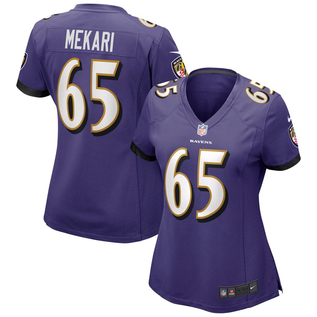 Women's Baltimore Ravens Patrick Mekari Nike Purple Game Jersey