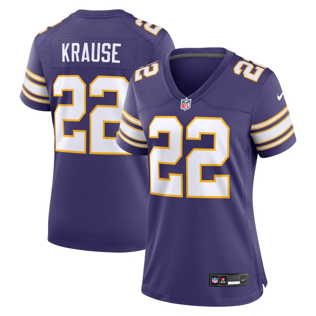 Paul Krause Minnesota Vikings Nike Women's Classic Retired Player Jersey - Purple