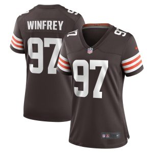 Women's Cleveland Browns Perrion Winfrey Nike Brown Game Player Jersey