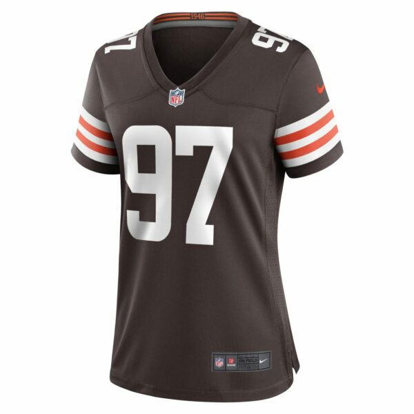 Women's Cleveland Browns Perrion Winfrey Nike Brown Game Player Jersey