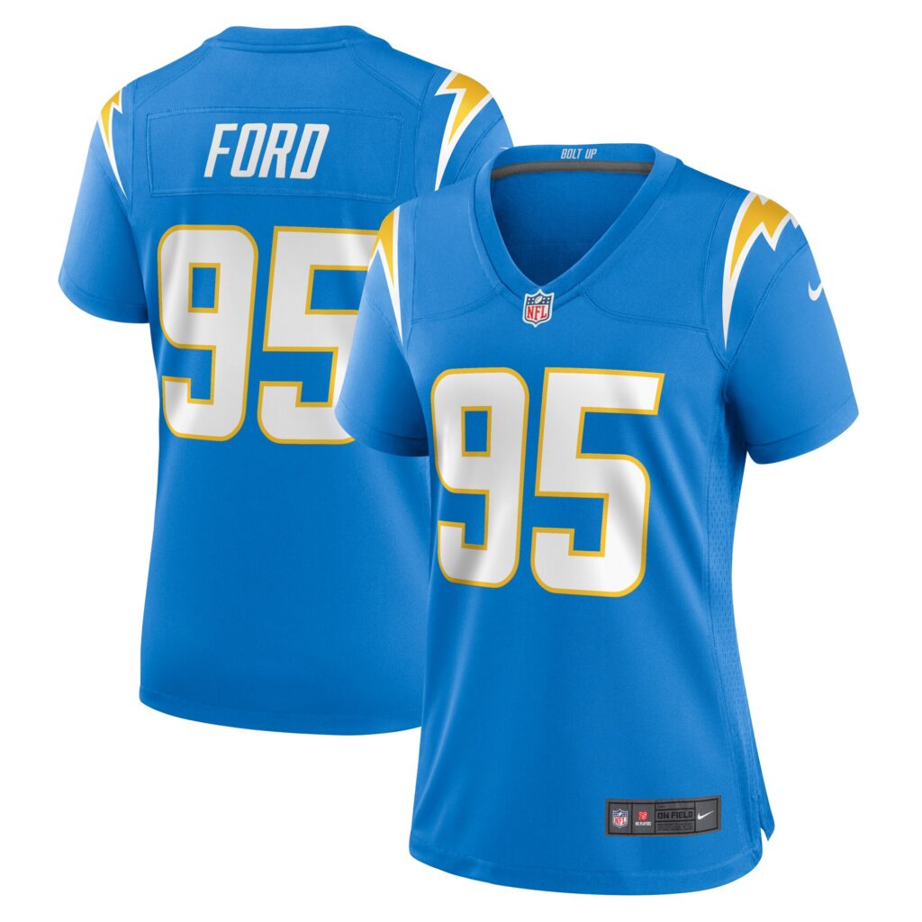 Poona Ford Los Angeles Chargers Nike Women's Team Game Jersey -  Powder Blue