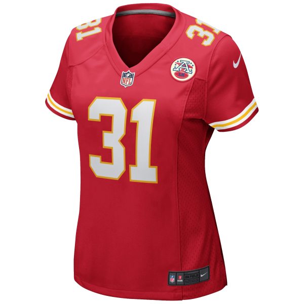 Women's Kansas City Chiefs Priest Holmes Nike Red Game Retired Player ...