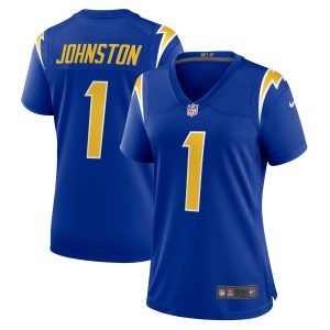 Women's Los Angeles Chargers Quentin Johnston Nike Royal Alternate Game Jersey