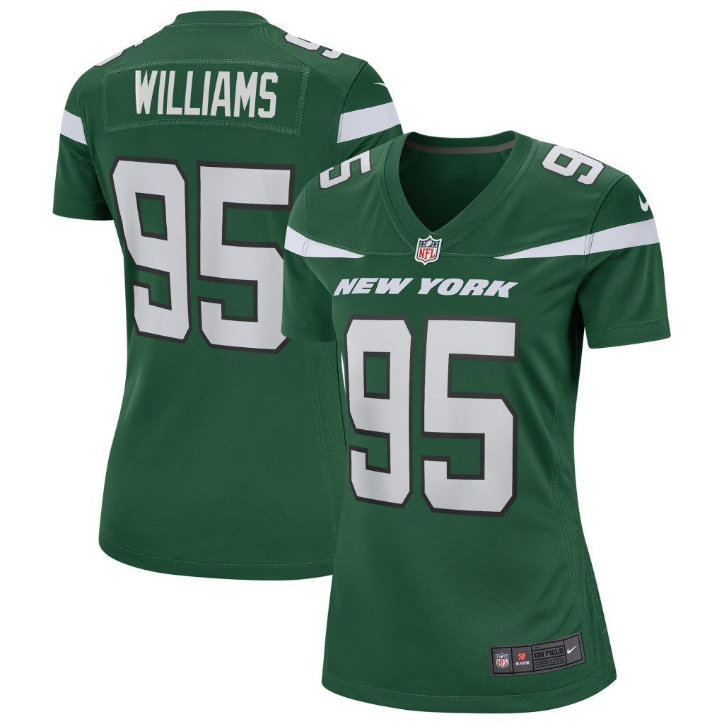 Women's New York Jets Quinnen Williams Nike Gotham Green Game Jersey