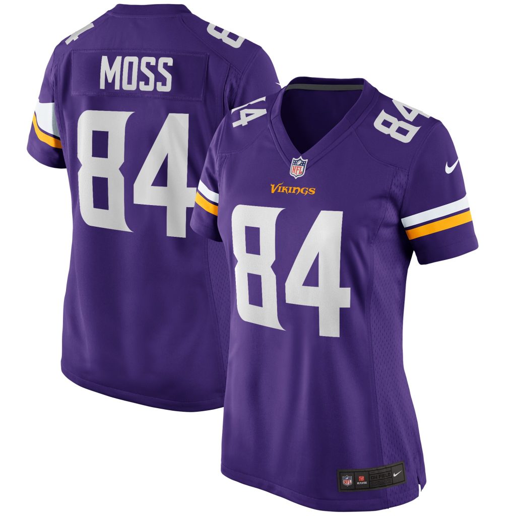 Women's Minnesota Vikings Randy Moss Nike Purple Game Retired Player Jersey