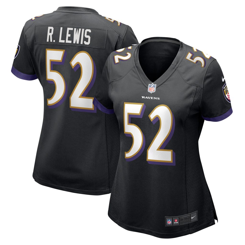 Women's Baltimore Ravens Ray Lewis Nike Black Retired Player Jersey