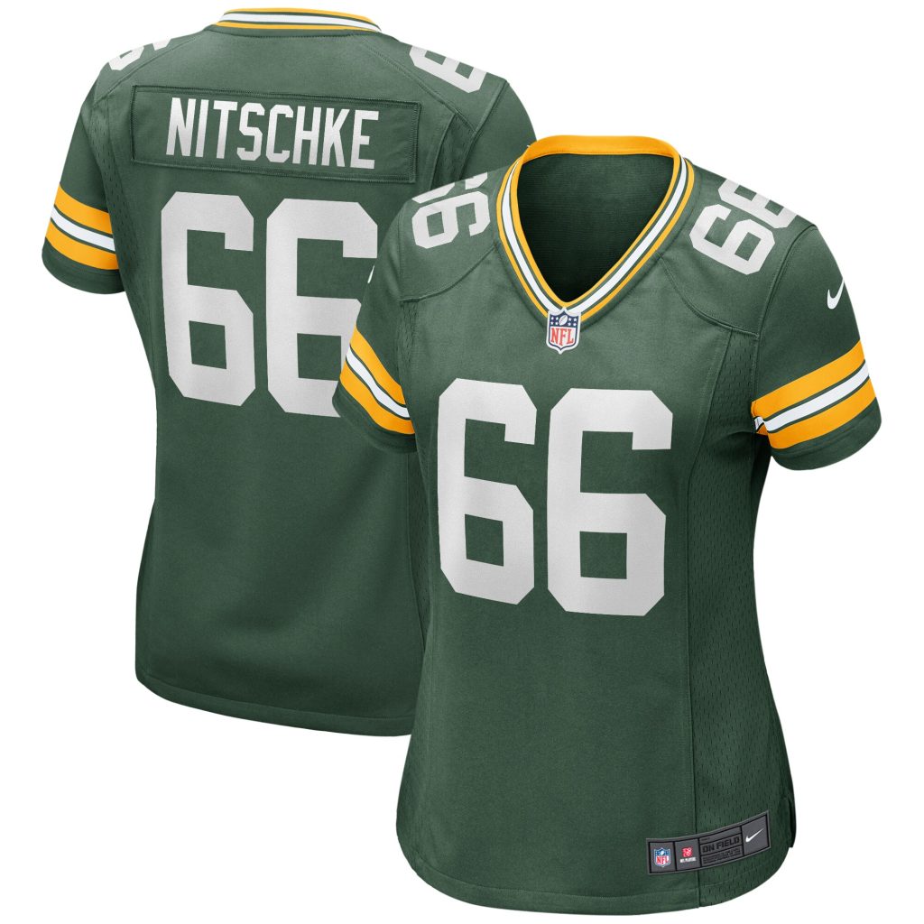 Women's Green Bay Packers Ray Nitschke Nike Green Game Retired Player Jersey