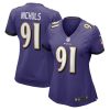 Women's Baltimore Ravens Rayshad Nichols Nike Purple Game Player Jersey