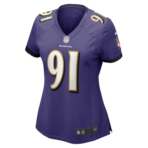 Women's Baltimore Ravens Rayshad Nichols Nike Purple Game Player Jersey