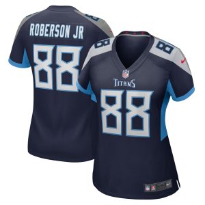 Women's Tennessee Titans Reggie Roberson Jr. Nike Navy Home Game Player Jersey