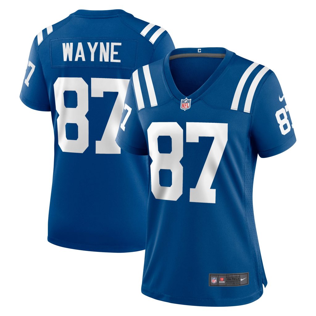 Women's Indianapolis Colts Reggie Wayne Nike Royal Retired Player Game Jersey