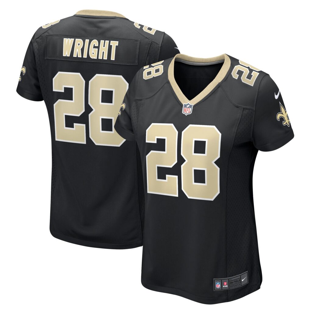 Rejzohn Wright New Orleans Saints Nike Women's  Game Jersey -  Black
