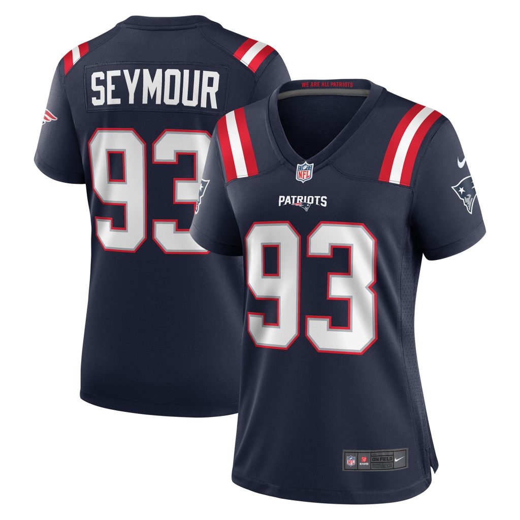Women's New England Patriots Richard Seymour Nike Navy Retired Player Game Jersey