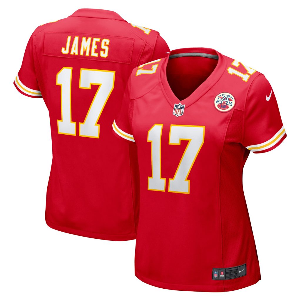 Richie James Kansas City Chiefs Nike Women's Game Jersey - Red