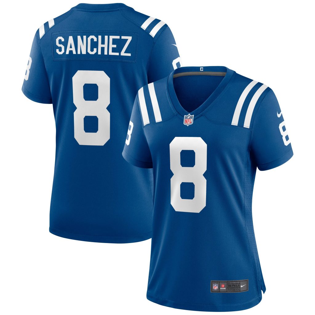 Women's Indianapolis Colts Rigoberto Sanchez Nike Royal Game Jersey