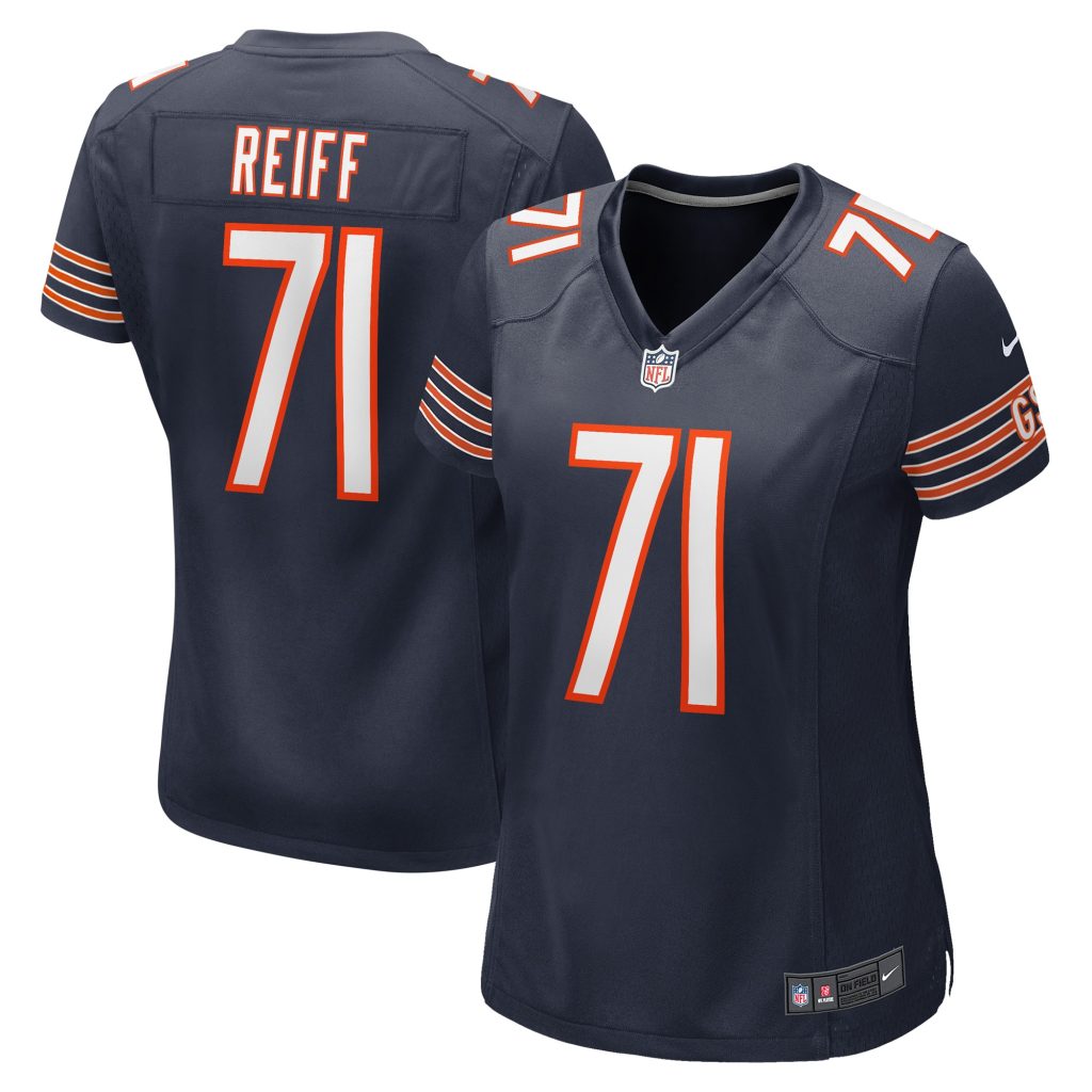 Women's Chicago Bears Riley Reiff Nike Navy Game Player Jersey