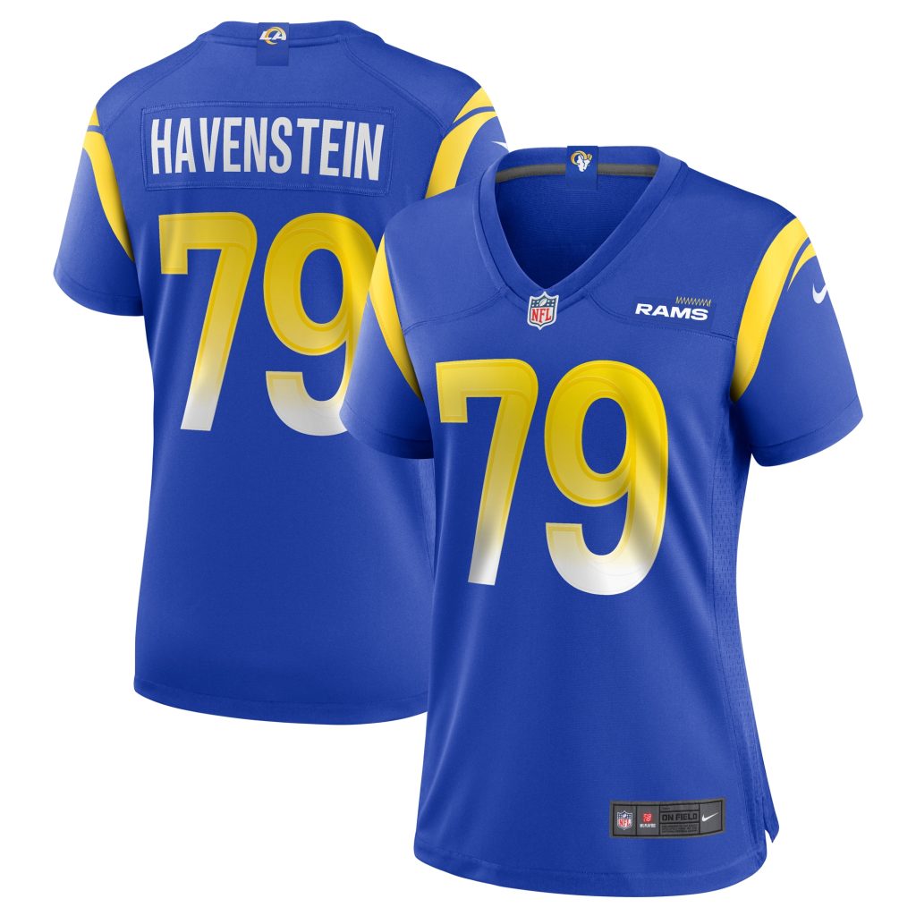Women's Los Angeles Rams Rob Havenstein Nike Royal Game Jersey