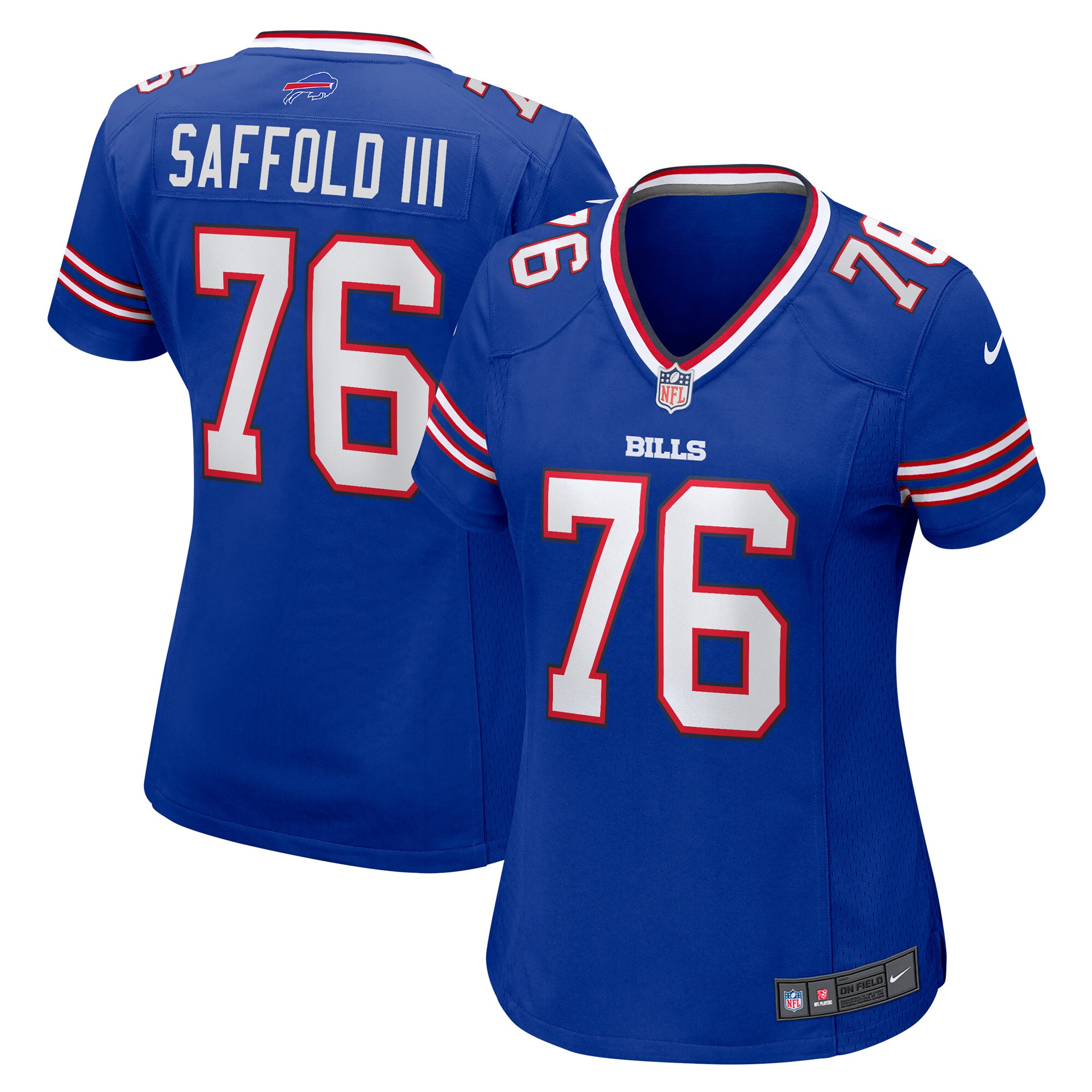 Women's Buffalo Bills Rodger Saffold Nike Royal Game Jersey