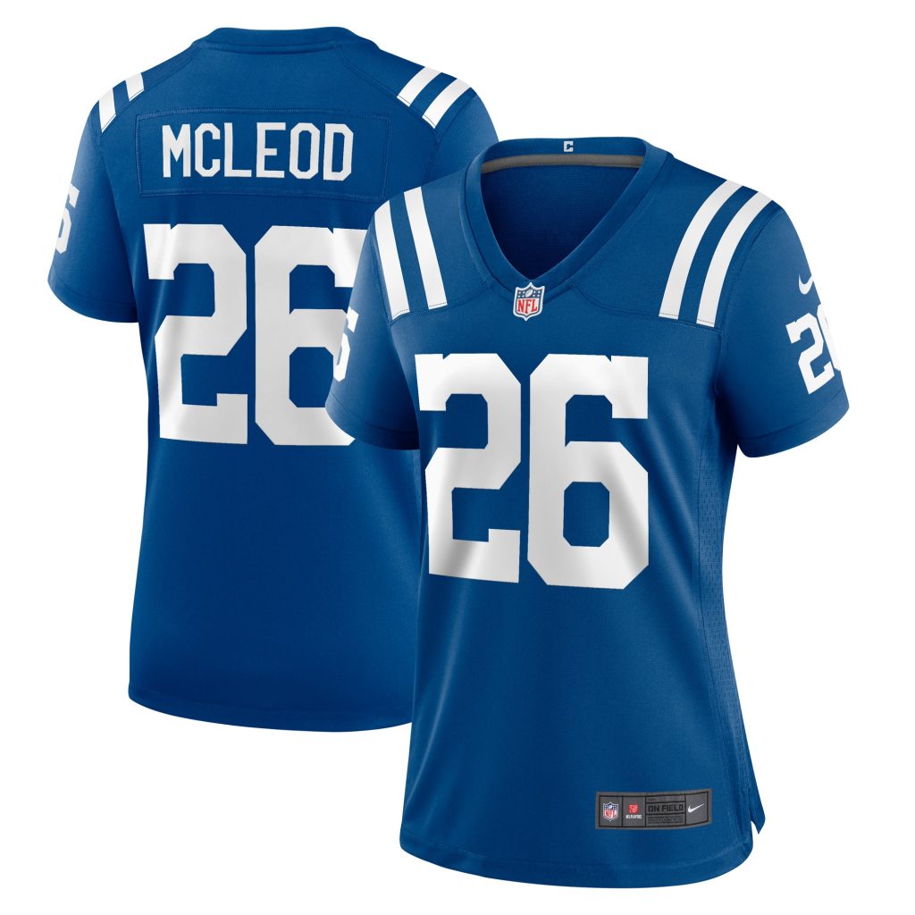 Women's Indianapolis Colts Rodney McLeod Nike Royal Player Game Jersey