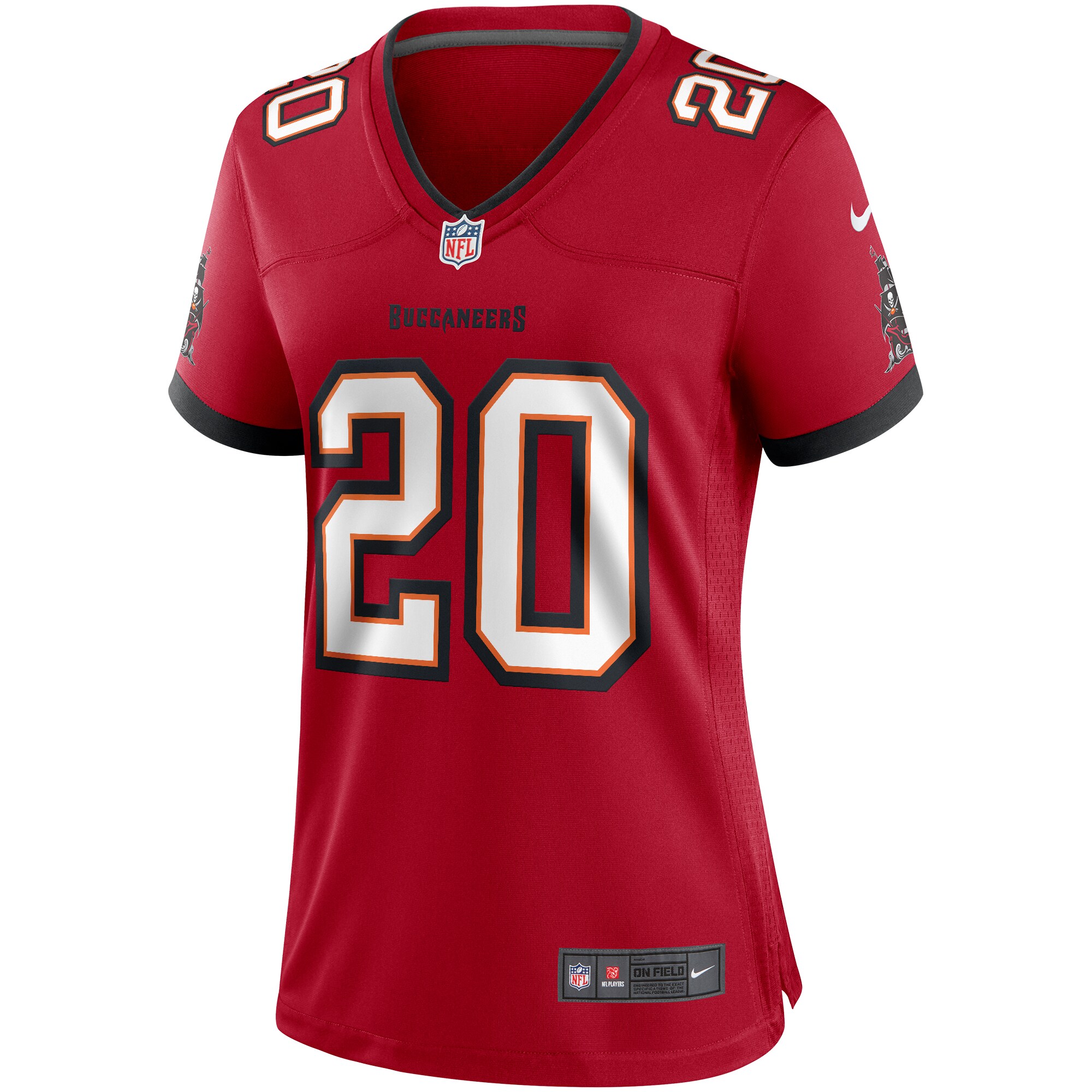 Women's Tampa Bay Buccaneers Ronde Barber Nike Red Game Retired Player ...