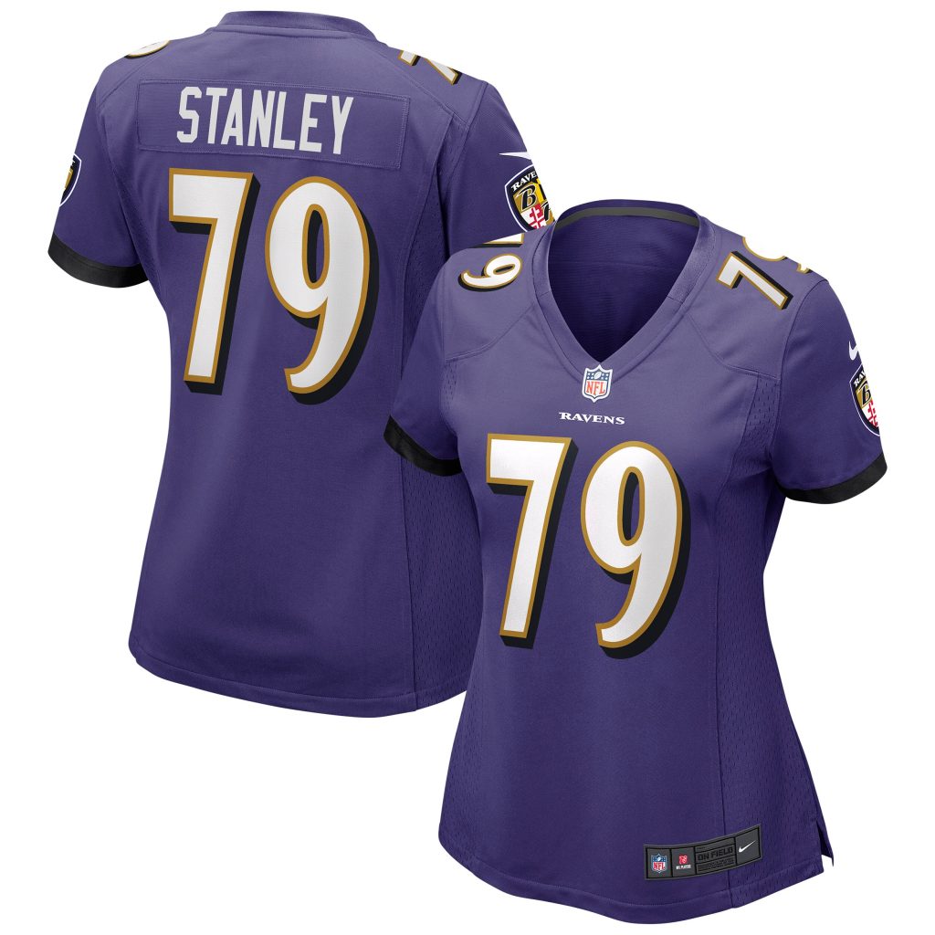 Women's Baltimore Ravens Ronnie Stanley Nike Purple Game Jersey