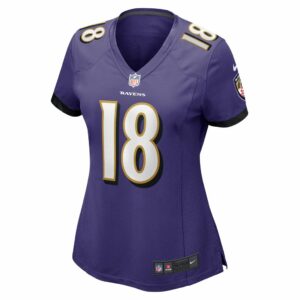 Women's Baltimore Ravens Roquan Smith Nike Purple Game Player Jersey