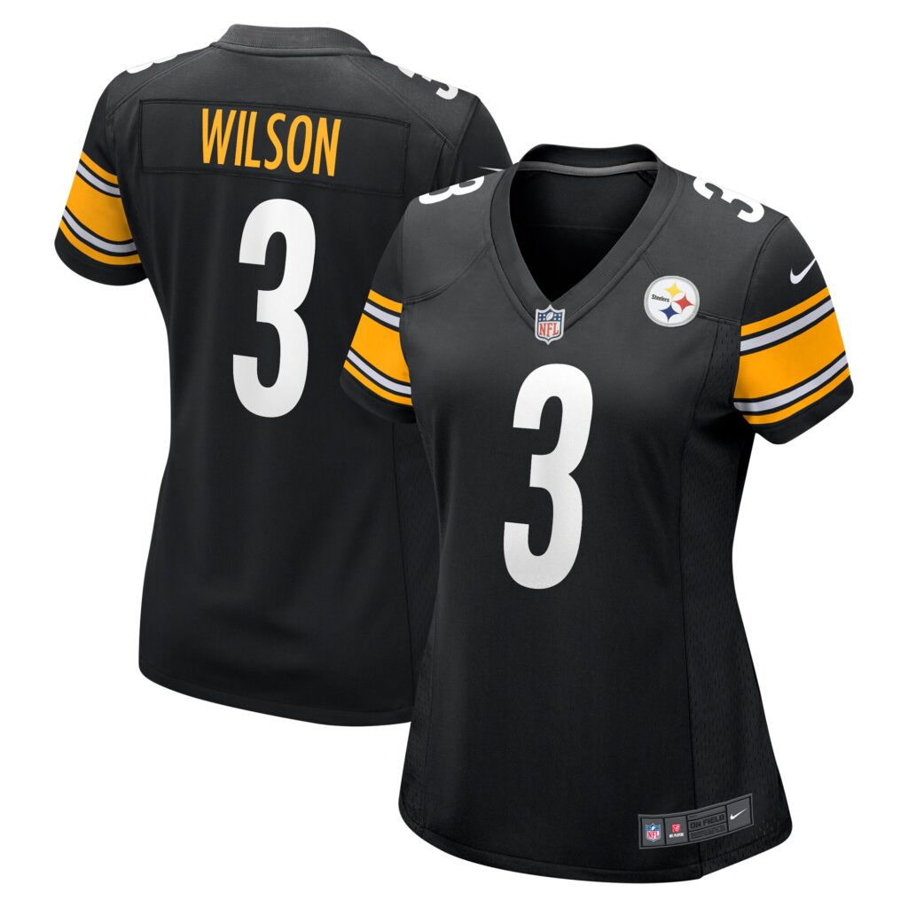 Russell Wilson Pittsburgh Steelers Nike Women's  Game Jersey - Black
