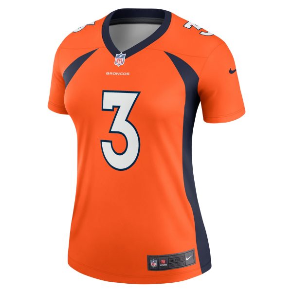 Women's Denver Broncos Russell Wilson Nike Orange Alternate Legend Jersey