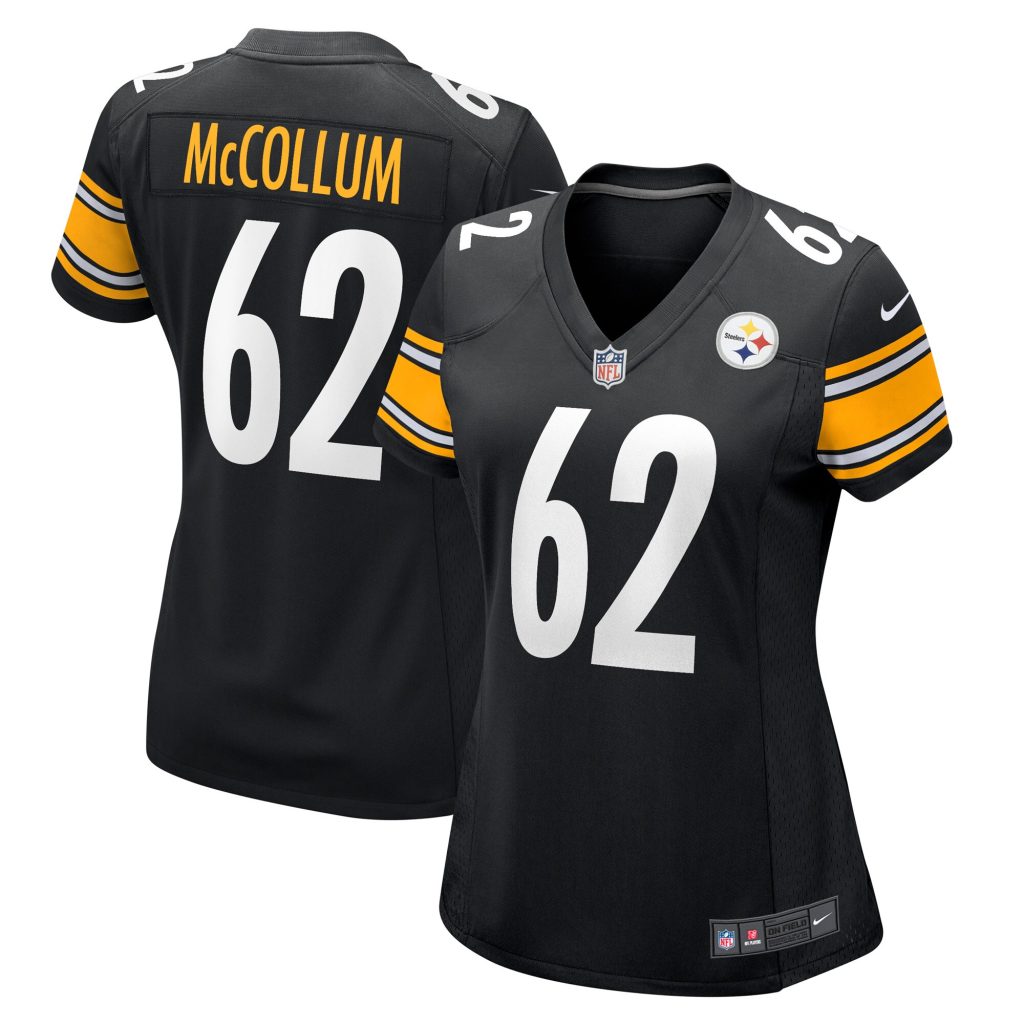 Women's Pittsburgh Steelers Ryan McCollum Nike Black Game Player Jersey