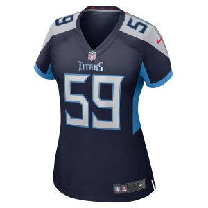 Women's Tennessee Titans Sam Okuayinonu Nike Navy Home Game Player Jersey