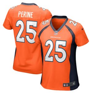 Samaje Perine Denver Broncos Nike Women's Game Player Jersey - Orange