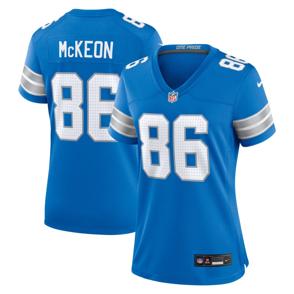 Sean McKeon Detroit Lions Nike Women's Game Jersey -  Blue
