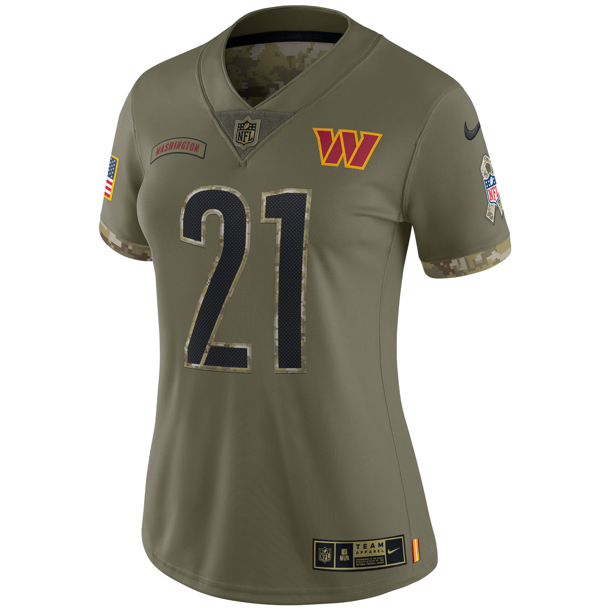 Women's Washington Commanders Sean Taylor Nike Olive 2022 Salute To Service Retired Player Limited Jersey