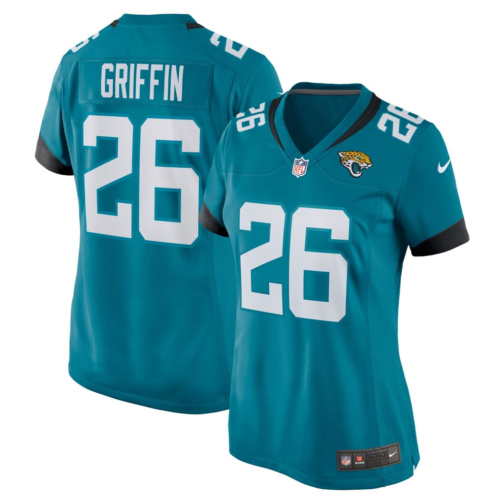 Women's Jacksonville Jaguars Shaquill Griffin Nike Teal Game Jersey