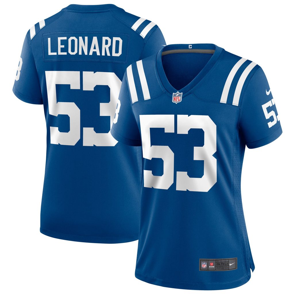 Women's Nike Darius Leonard Royal Indianapolis Colts Player Game Jersey