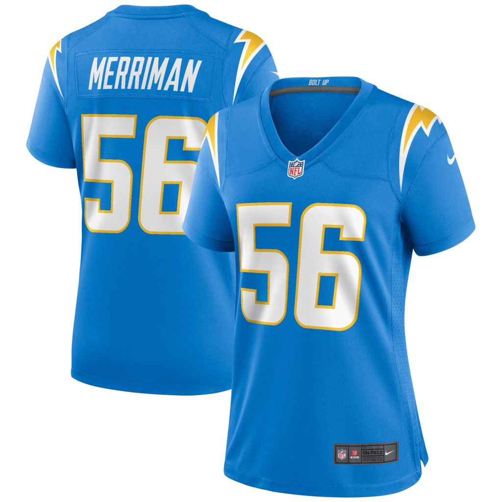 Women's Los Angeles Chargers Shawne Merriman Nike Powder Blue Game Retired Player Jersey