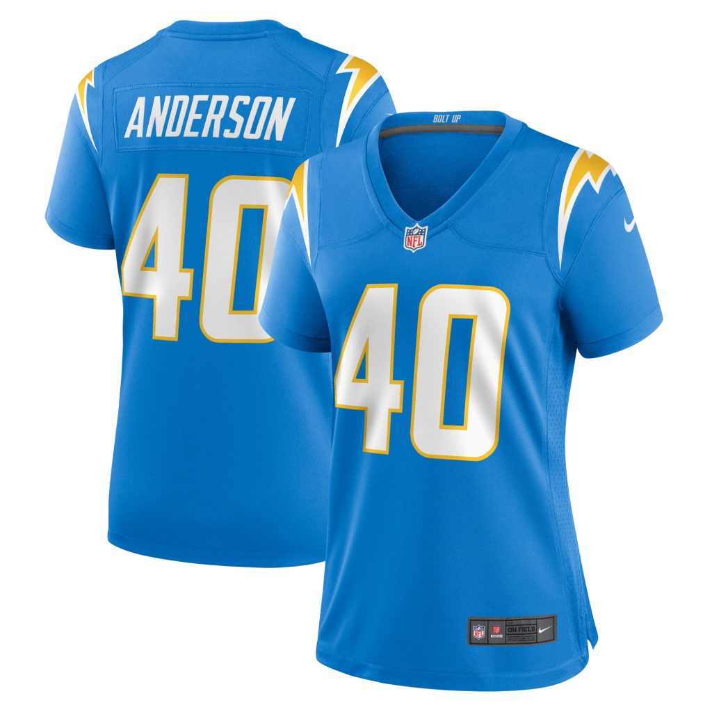 Stephen Anderson Los Angeles Chargers Nike Women's  Game Jersey -  Powder Blue