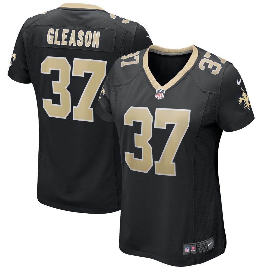 Women's New Orleans Saints Steve Gleason Nike Black Game Retired Player Jersey