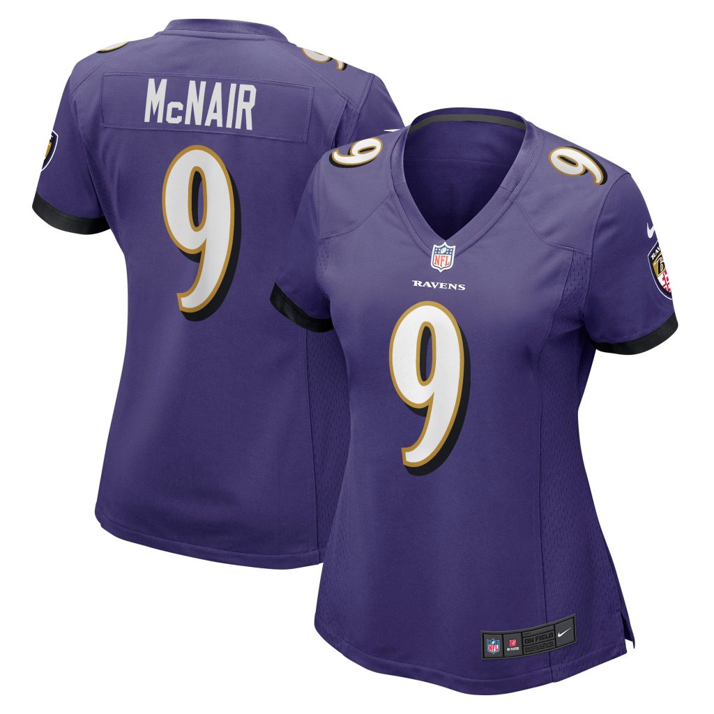 Women's Baltimore Ravens Steve McNair Nike Purple Game Retired Player Jersey