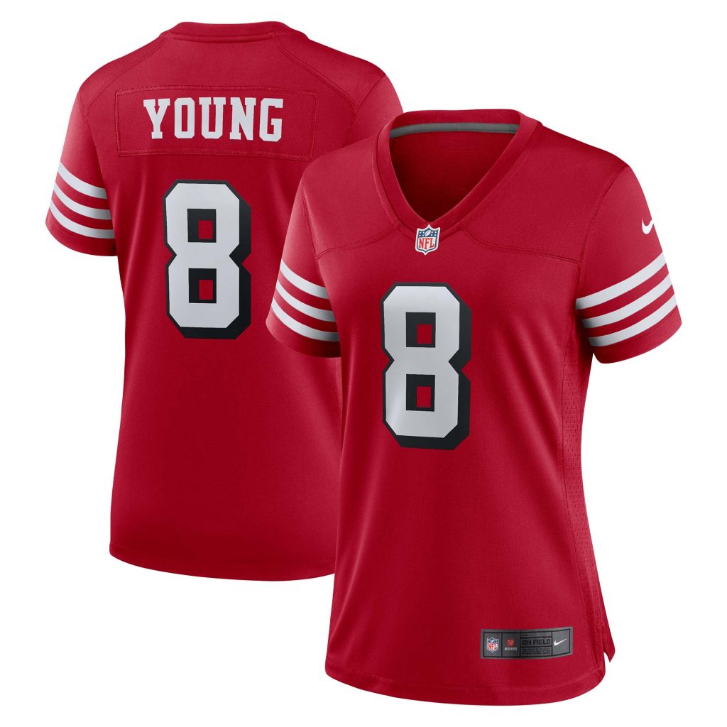 Women's San Francisco 49ers Steve Young Nike Scarlet Alternate Game Jersey
