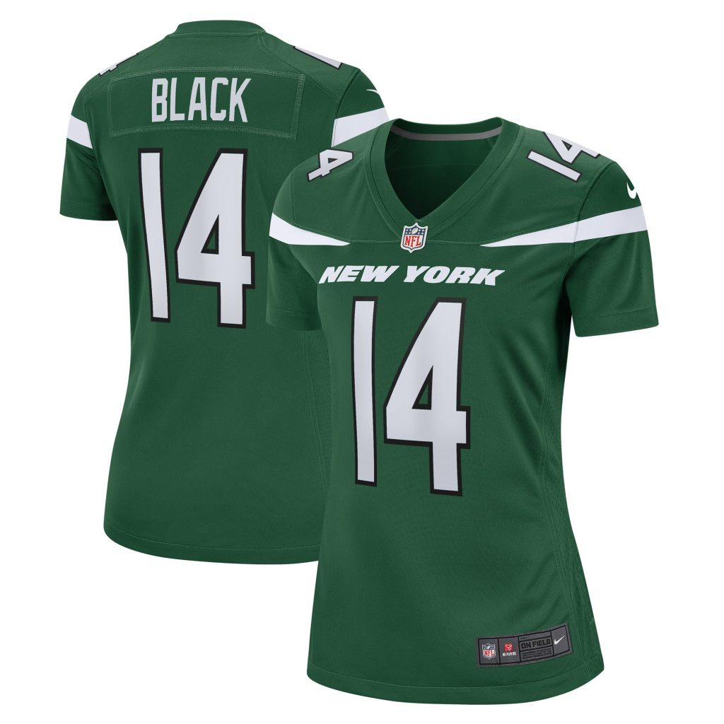 Women's New York Jets Tarik Black Nike Gotham Green Game Player Jersey