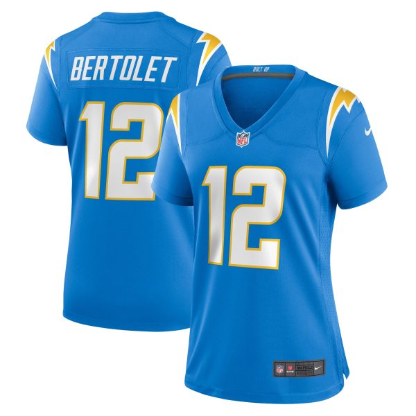 Women's Los Angeles Chargers Taylor Bertolet Nike Powder Blue Home Game Player Jersey
