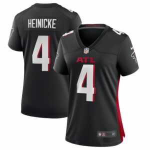 Women's Atlanta Falcons Taylor Heinicke Nike Black Game Player Jersey
