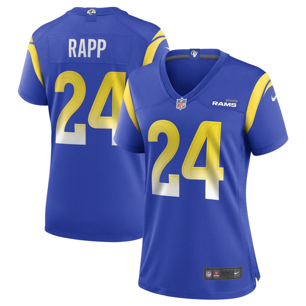 Women's Los Angeles Rams Taylor Rapp Nike Royal Game Jersey