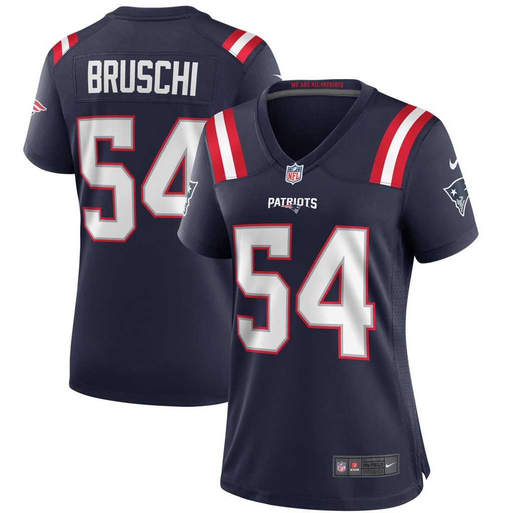 Women's New England Patriots Tedy Bruschi Nike Navy Game Retired Player Jersey