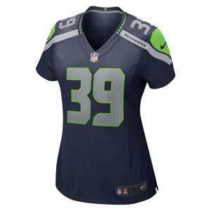 Women's Seattle Seahawks Teez Tabor Nike College Navy Home Game Player Jersey