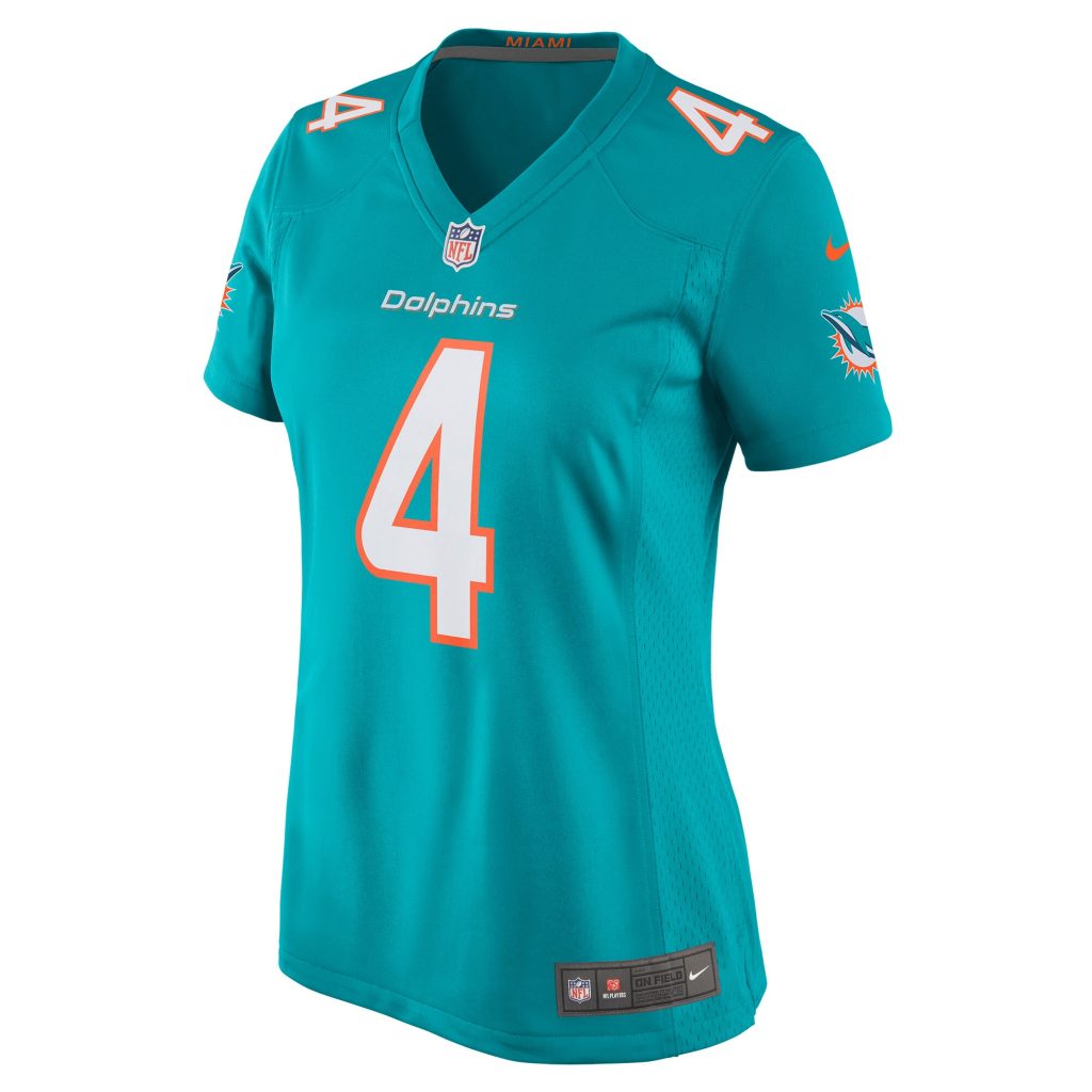 Women's Miami Dolphins Thomas Morstead Nike Aqua Game Jersey