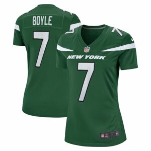 Women's New York Jets Tim Boyle Nike Gotham Green Game Jersey