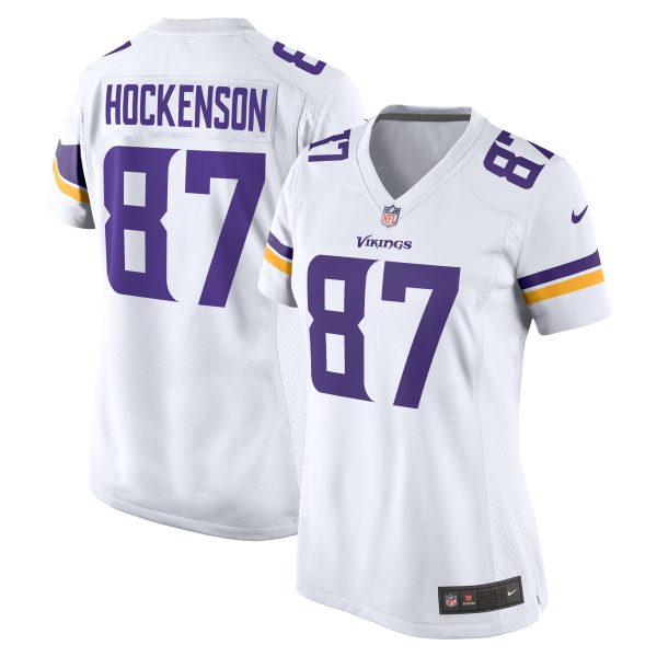 Women's Minnesota Vikings T.J. Hockenson Nike White Game Player Jersey